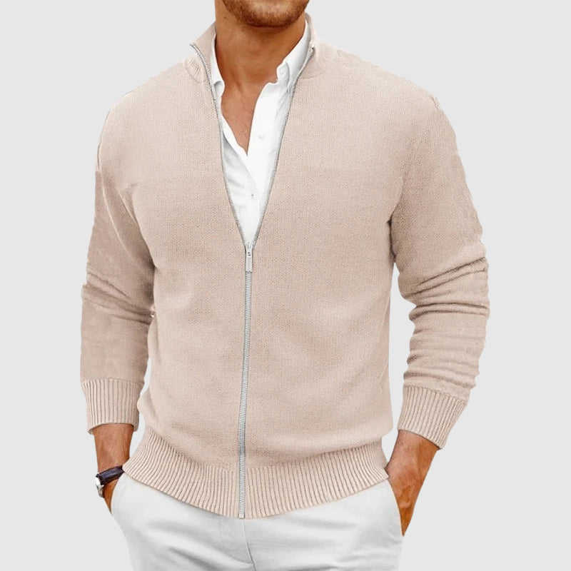 Cardigan à zip pour homme