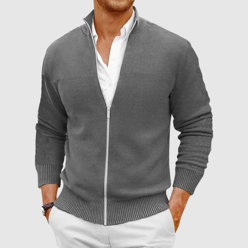 Cardigan à zip pour homme