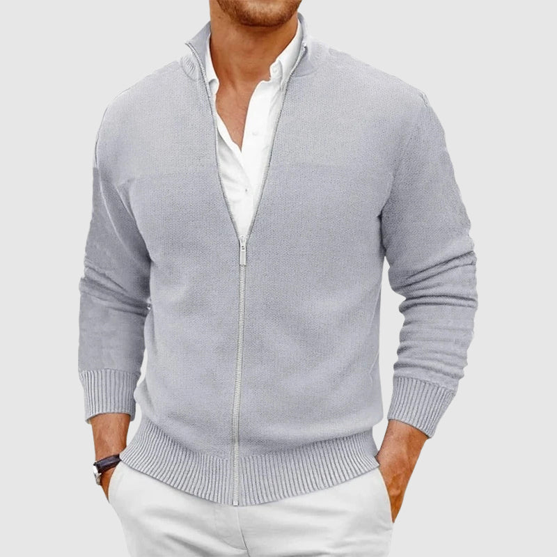 Cardigan à zip pour homme