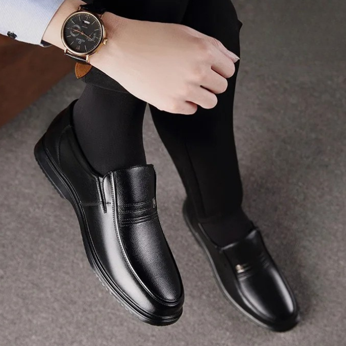 Mocassins en cuir pour homme