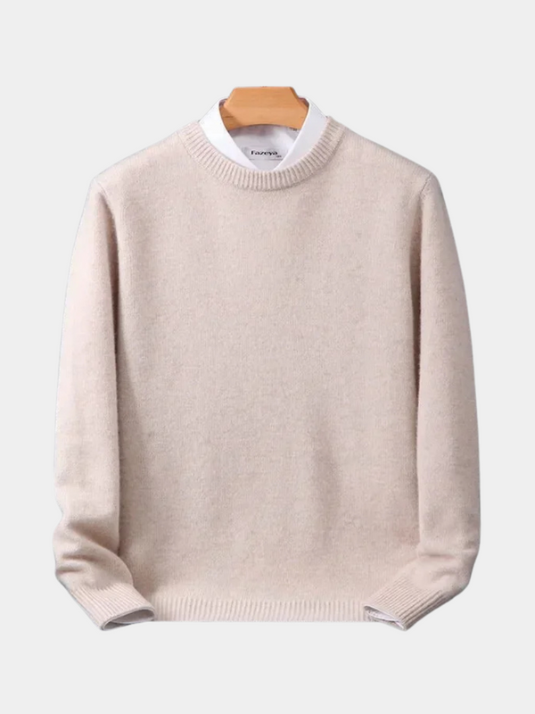 Pull en pur cachemire pour homme — Maison Valérie