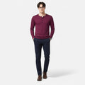 MAISON VALÉRIE | Chemise henley à boutons pour hommes