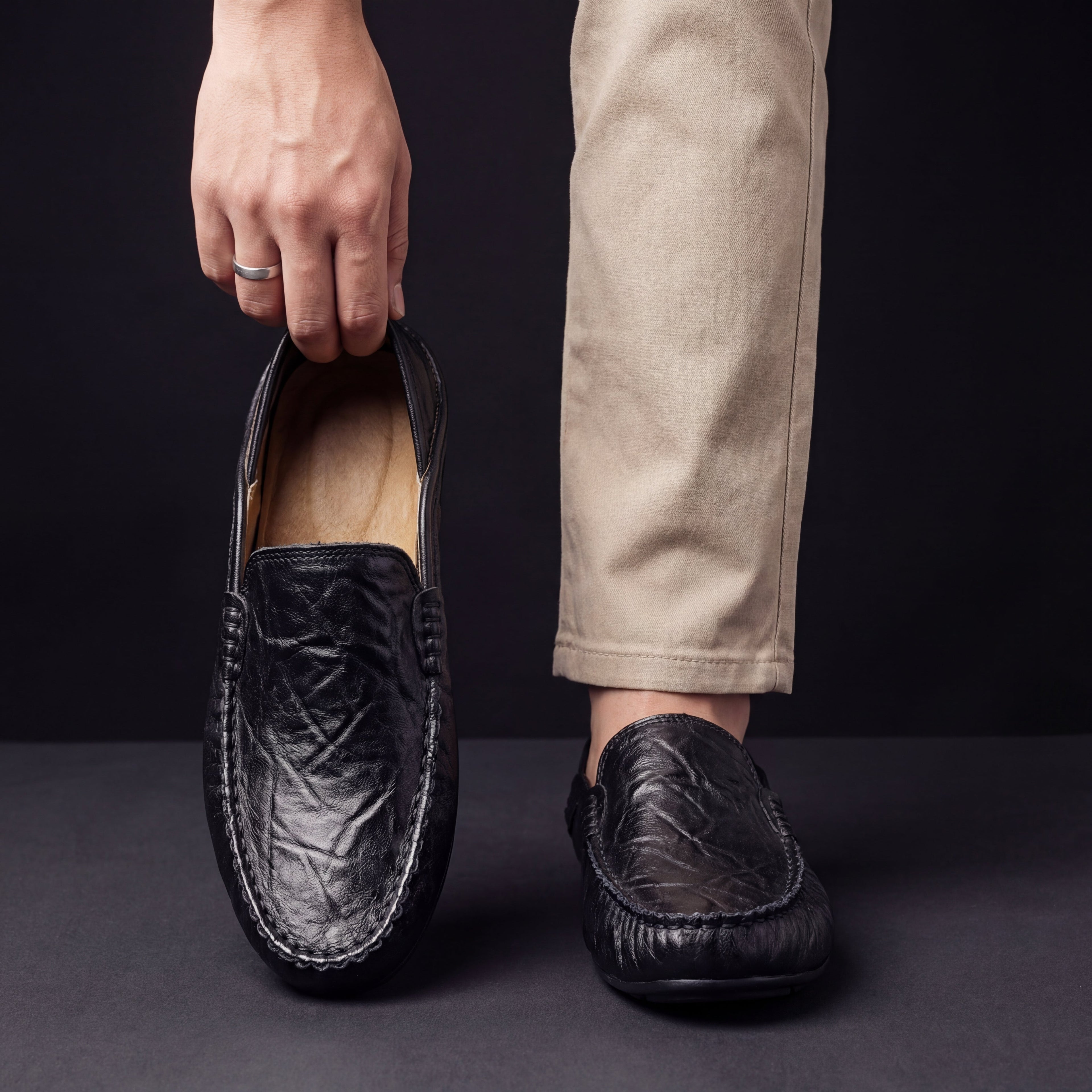 MAISON VALÉRIE | Des mocassins élégants et intemporels pour hommes