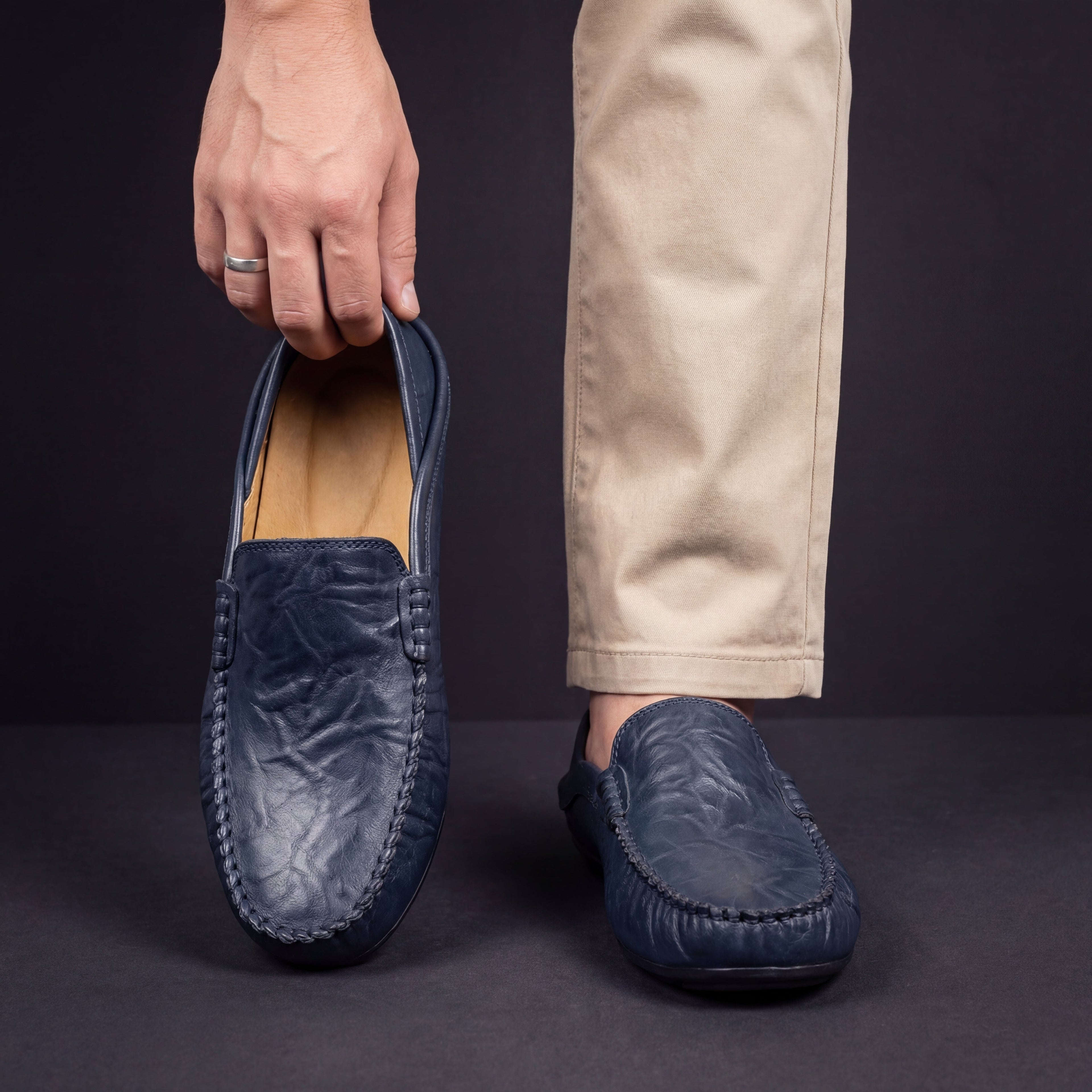 MAISON VALÉRIE | Des mocassins élégants et intemporels pour hommes