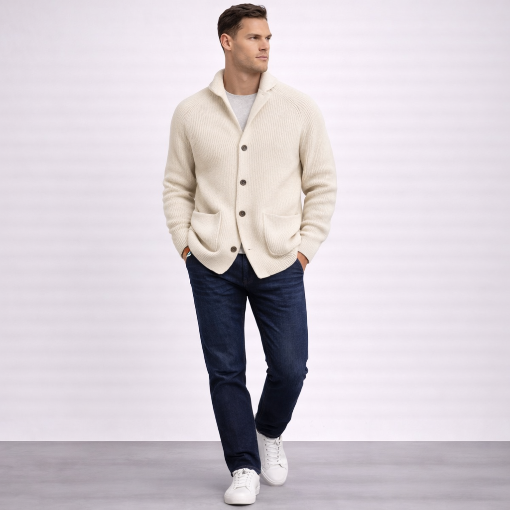 MAISON VALÉRIE | Gilet chale pour hommes