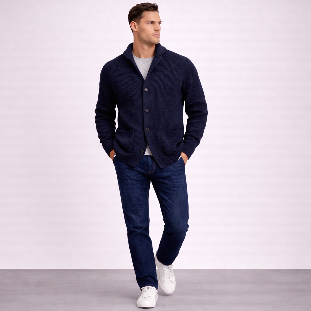 MAISON VALÉRIE | Gilet chale pour hommes