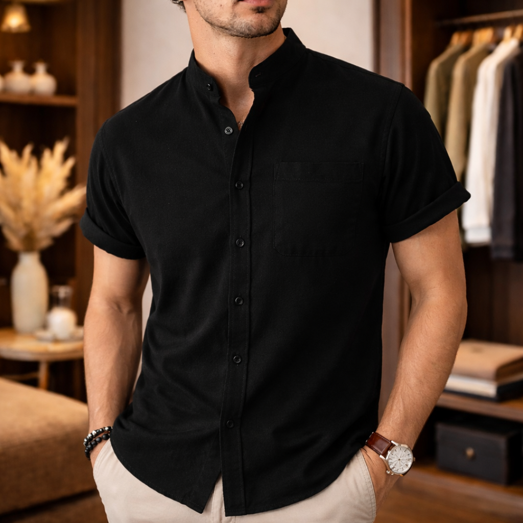 MAISON VALÉRIE | Chemise muscle fit pour hommes