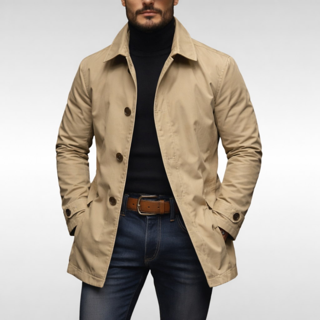 MAISON VALÉRIE | Manteau urbain classique pour homme