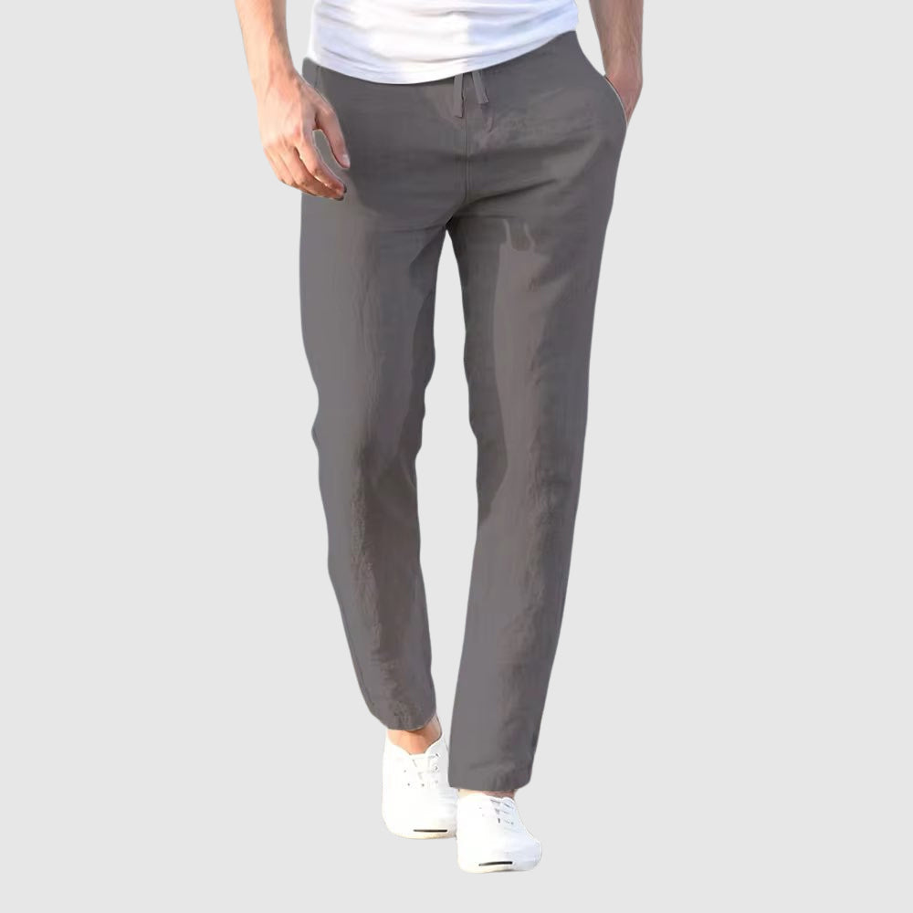 MAISON VALÉRIE | Beniamino | pantalon léger en lin