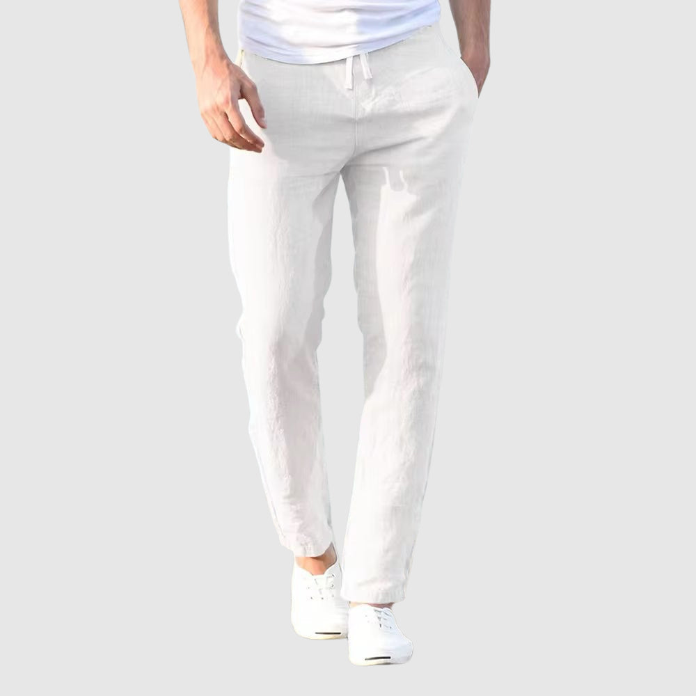 MAISON VALÉRIE | Beniamino | pantalon léger en lin