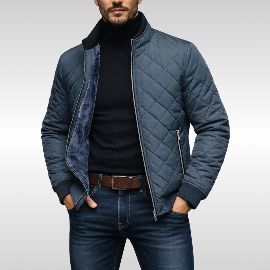 MAISON VALÉRIE | Élégante veste matelassée d'extérieur pour homme