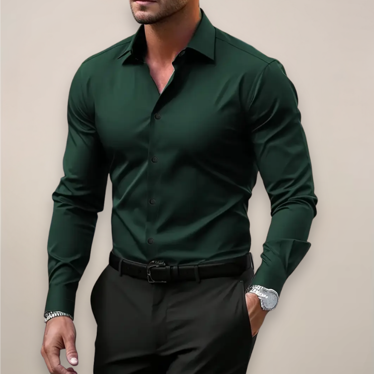MAISON VALÉRIE | Chemise ajustée pour homme