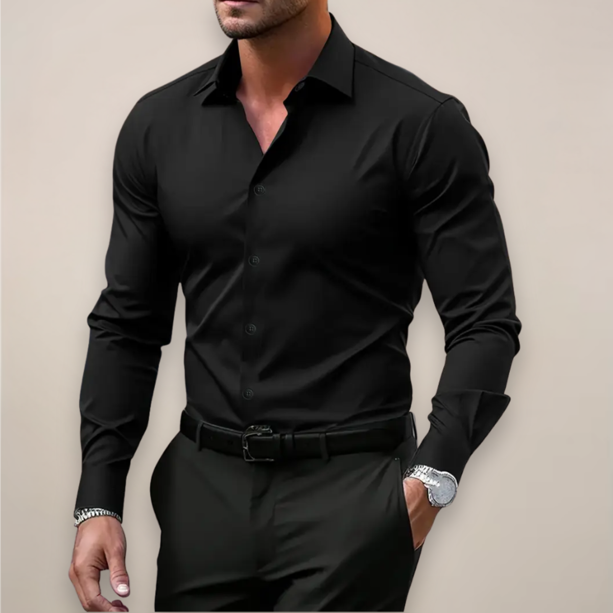 MAISON VALÉRIE | Chemise ajustée pour homme