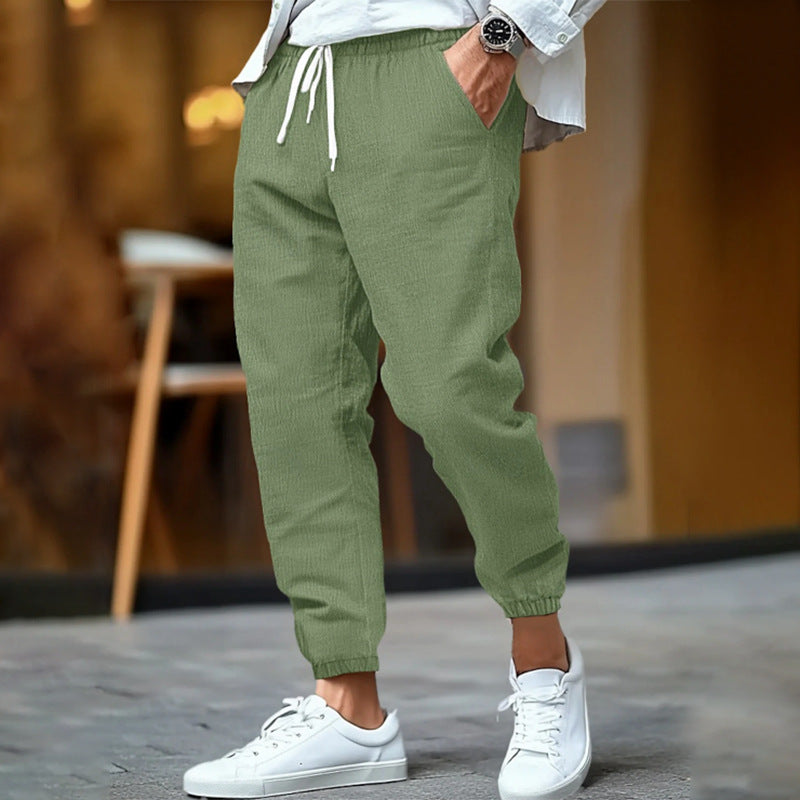 MAISON VALÉRIE | Pantalon à cordon de serrage coastal pour hommes