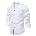 MAISON VALÉRIE | Chemise à col mandarin pour hommes