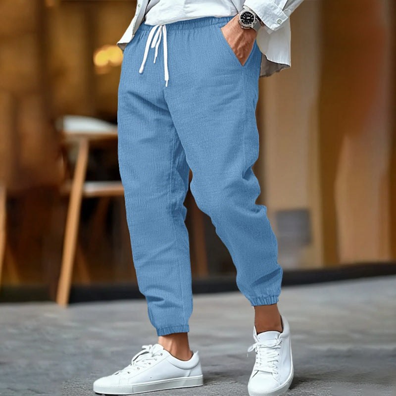 MAISON VALÉRIE | Pantalon à cordon de serrage coastal pour hommes