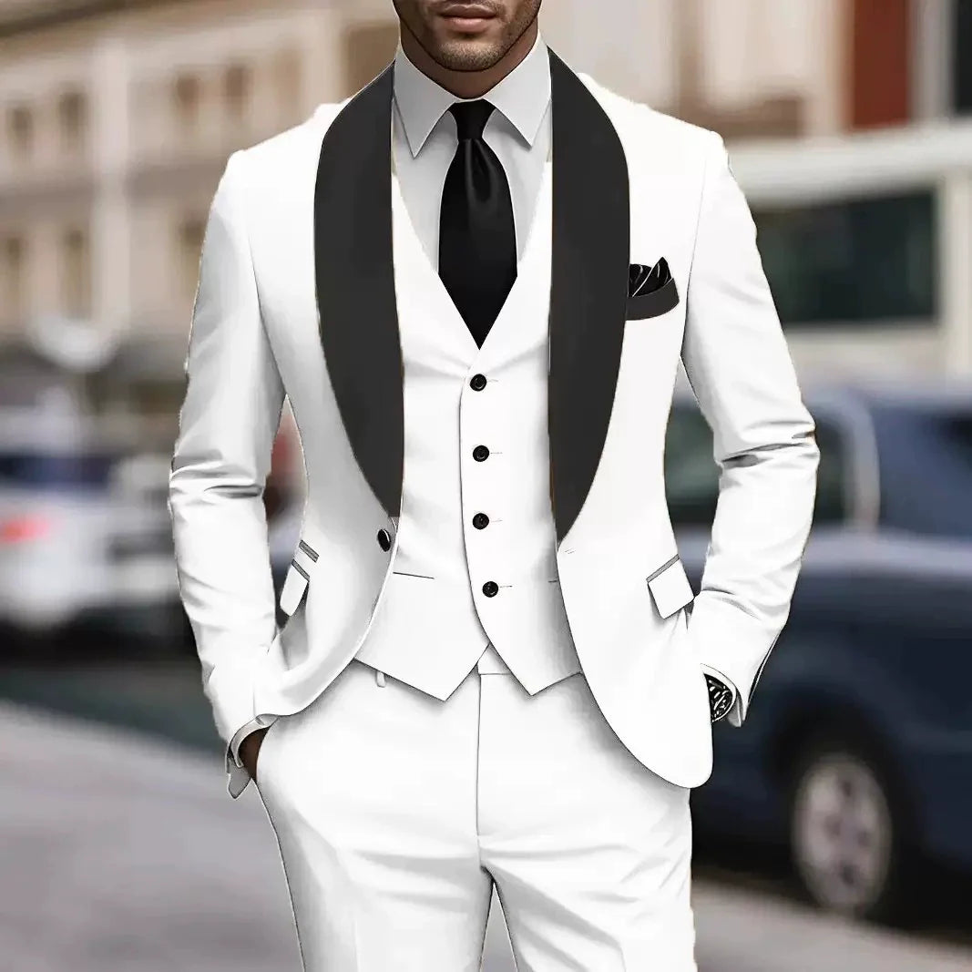 MAISON VALÉRIE | Costume à col chal pour hommes
