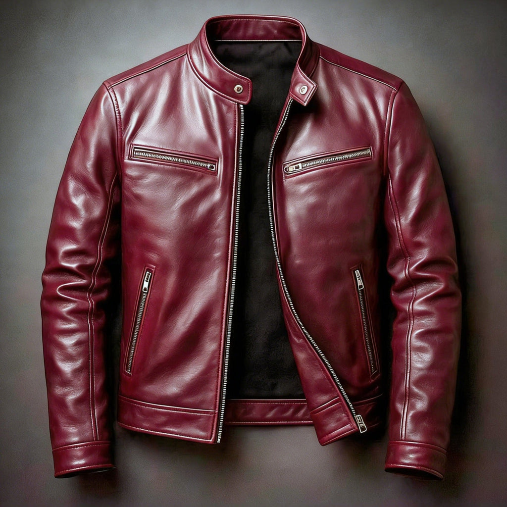 MAISON VALÉRIE | Veste moto minimaliste pour hommes