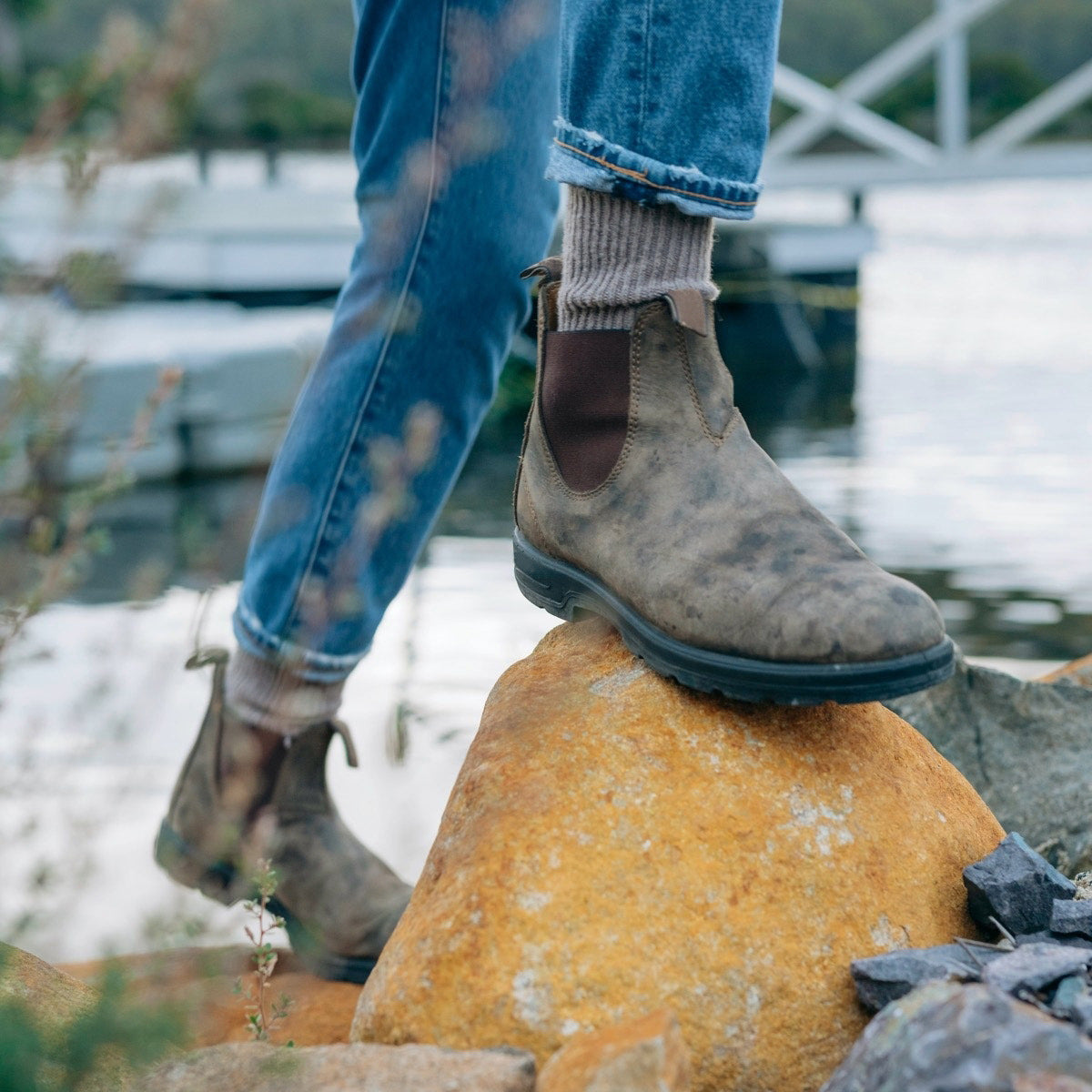 MAISON VALÉRIE | Bottines robustes pour hommes