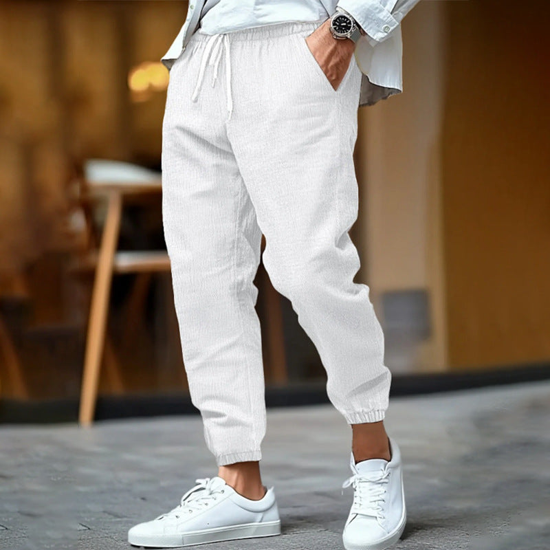 MAISON VALÉRIE | Pantalon à cordon de serrage coastal pour hommes