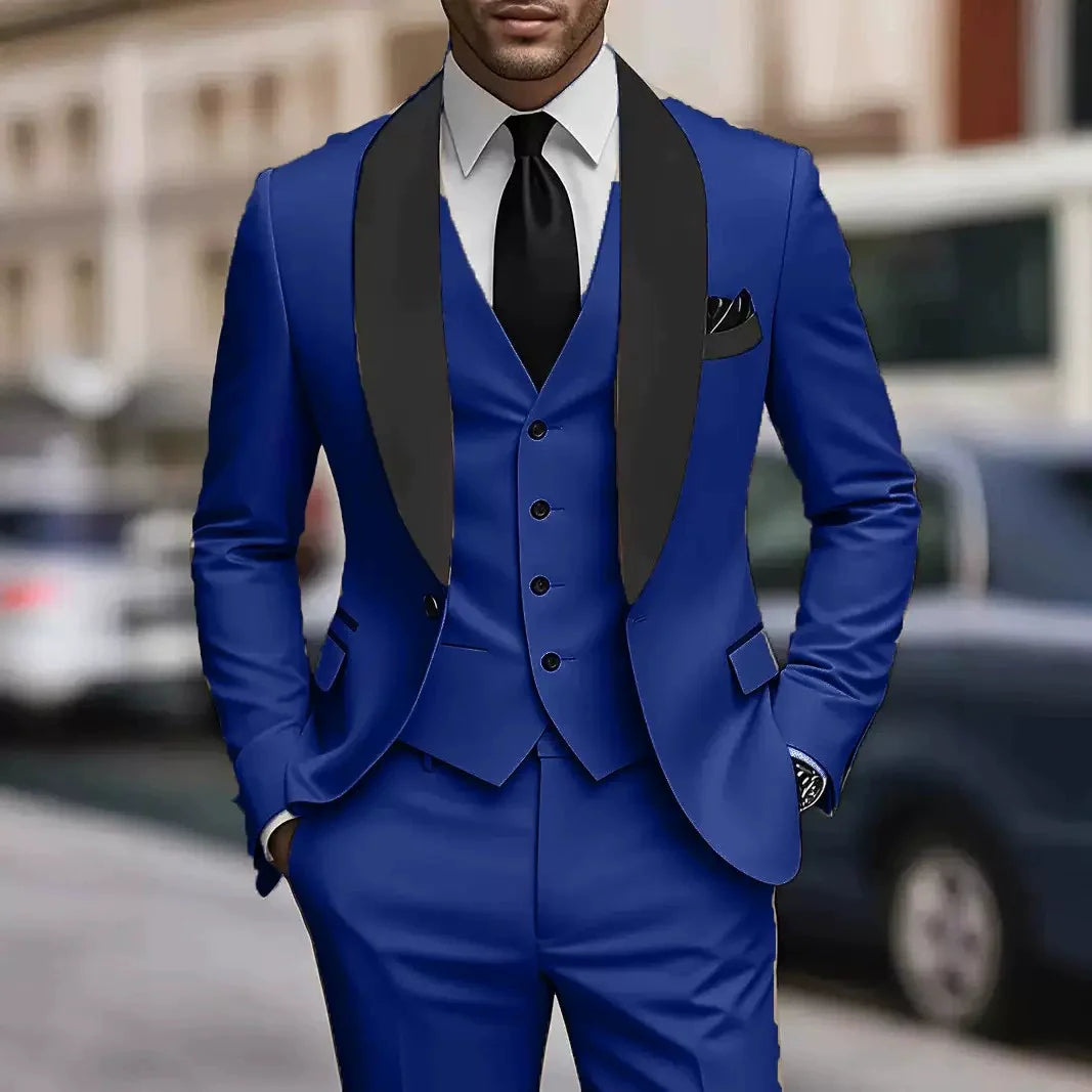 MAISON VALÉRIE | Costume à col chal pour hommes