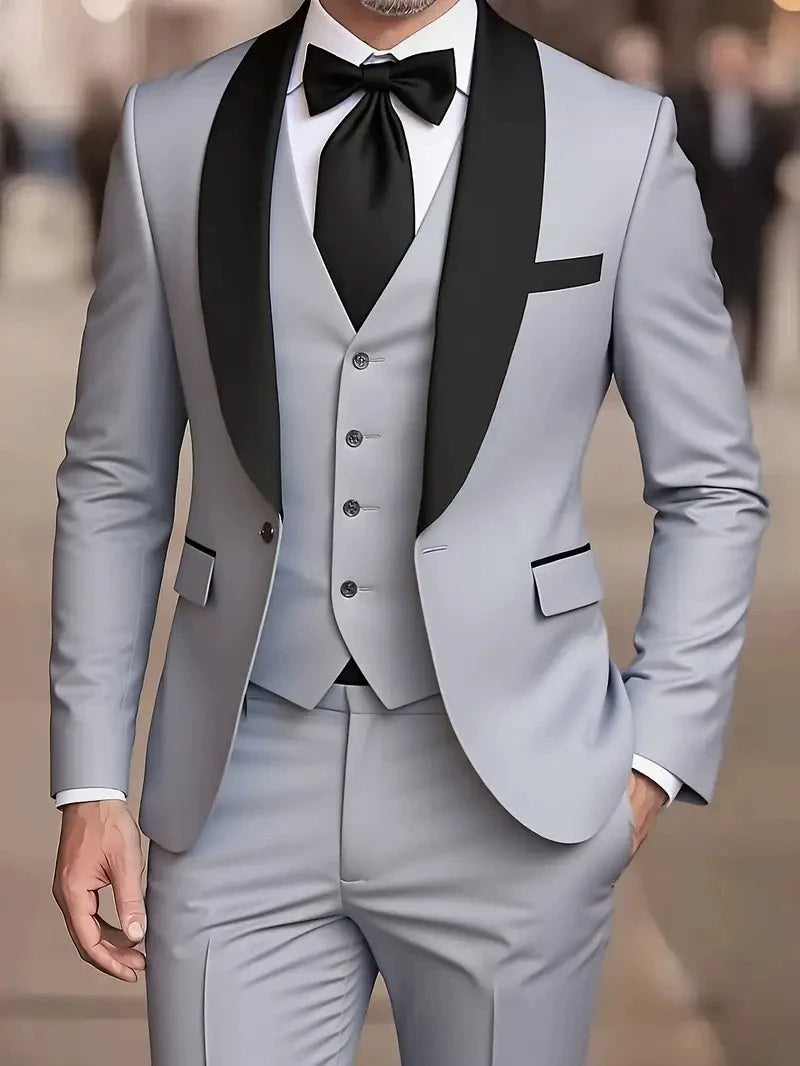 MAISON VALÉRIE | Costume à col chal pour hommes
