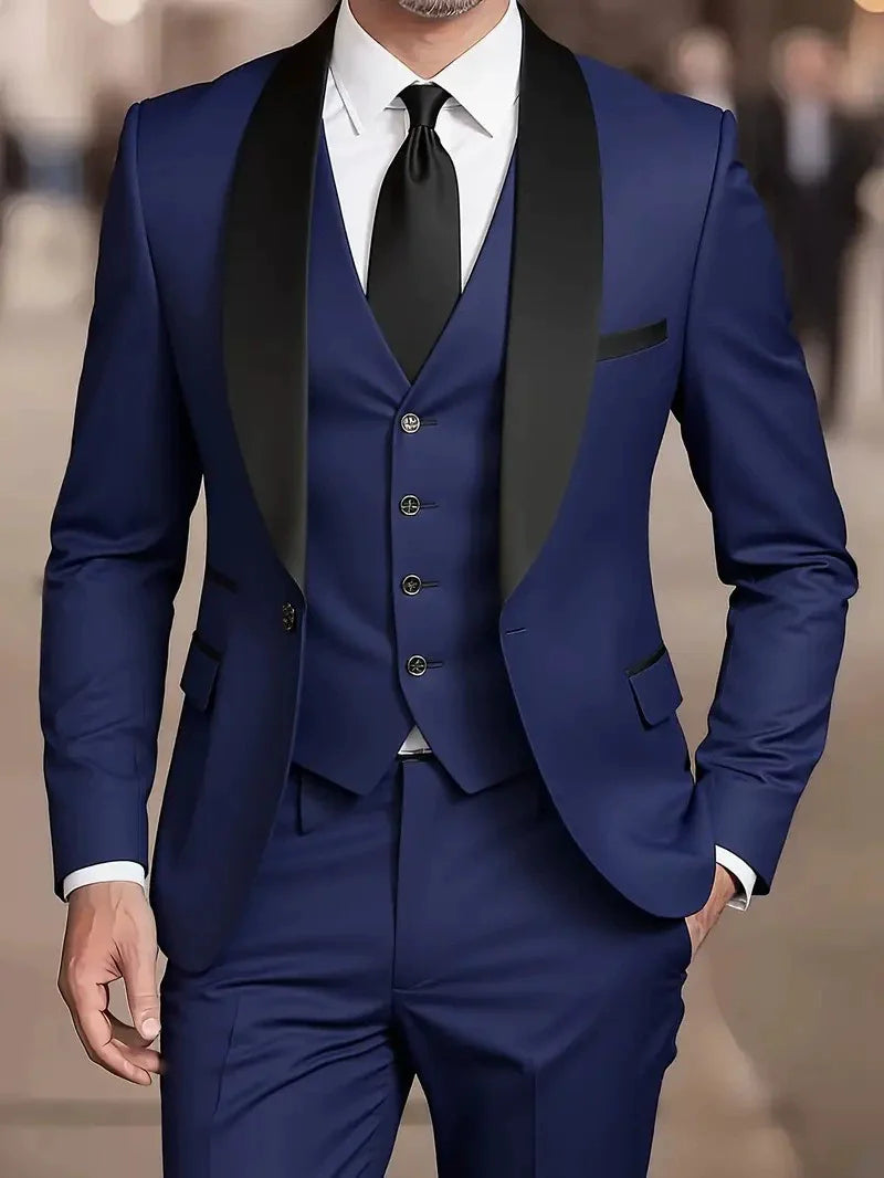 MAISON VALÉRIE | Costume à col chal pour hommes