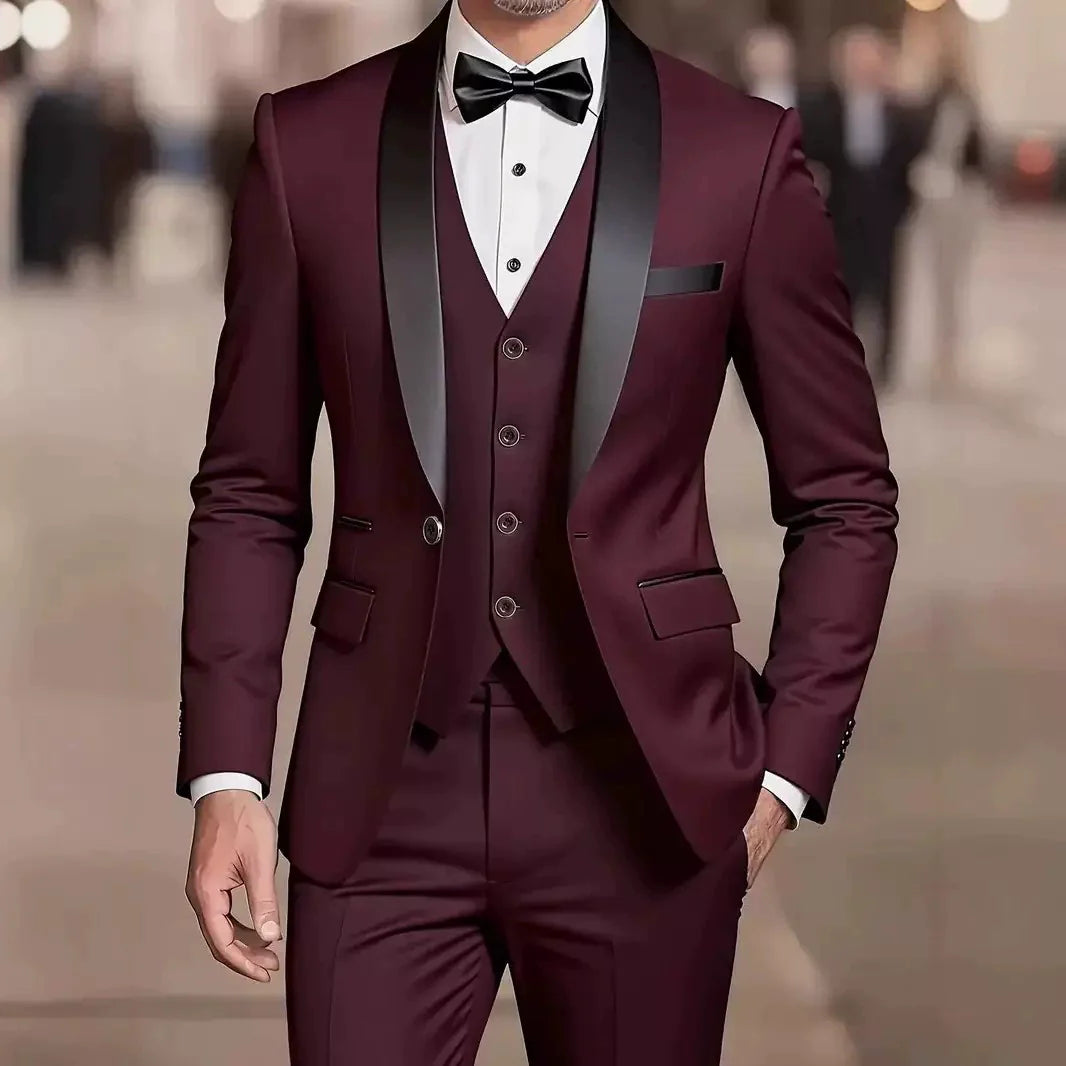 MAISON VALÉRIE | Costume à col chal pour hommes