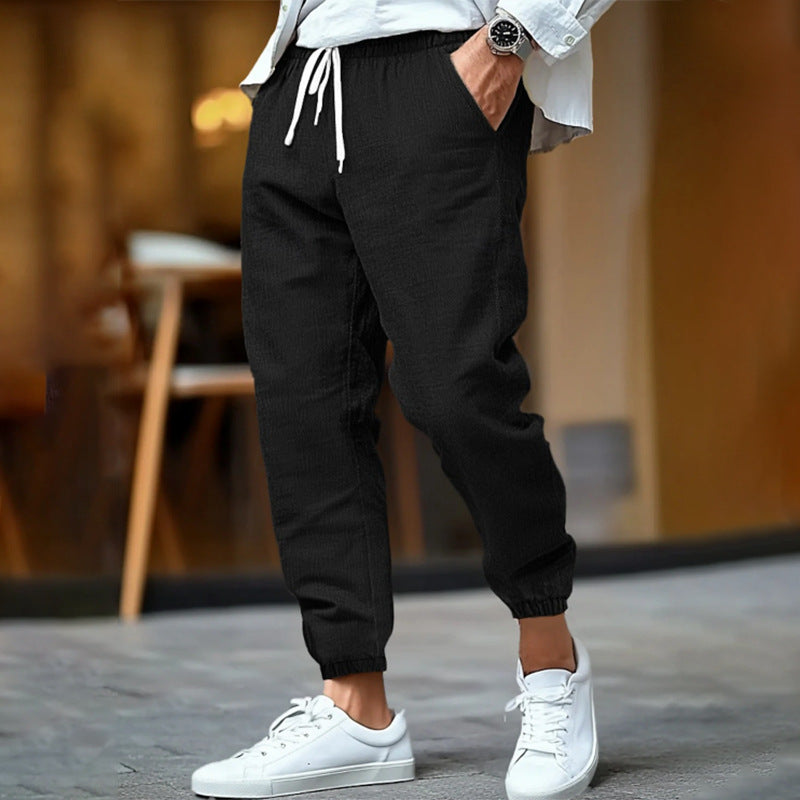 MAISON VALÉRIE | Pantalon à cordon de serrage coastal pour hommes