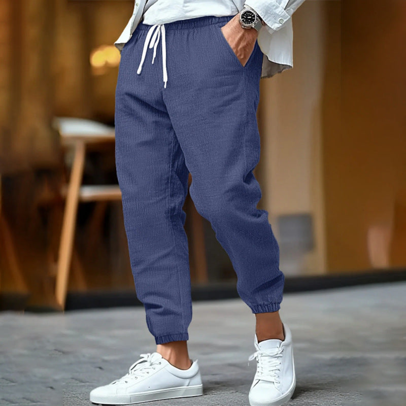 MAISON VALÉRIE | Pantalon à cordon de serrage coastal pour hommes