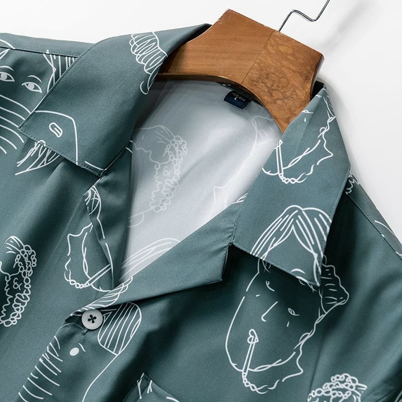 MAISON VALÉRIE | Chemise été cubaine pour les hommes
