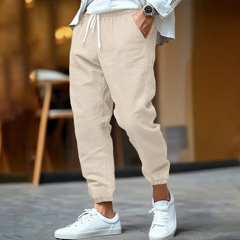 MAISON VALÉRIE | Pantalon à cordon de serrage coastal pour hommes