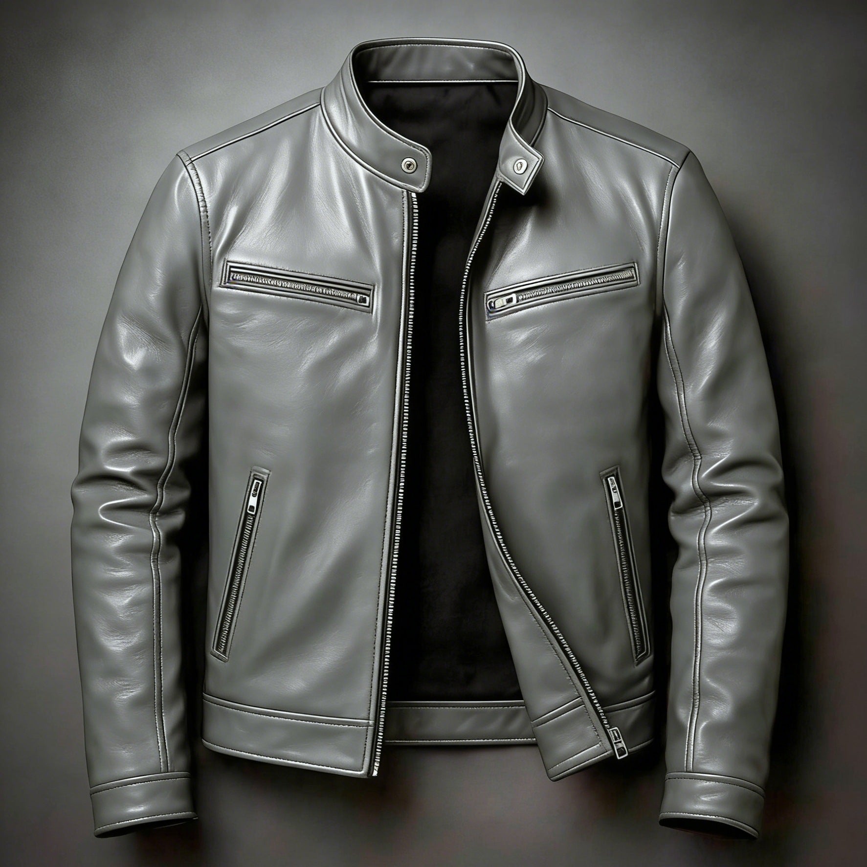 MAISON VALÉRIE | Veste moto minimaliste pour hommes