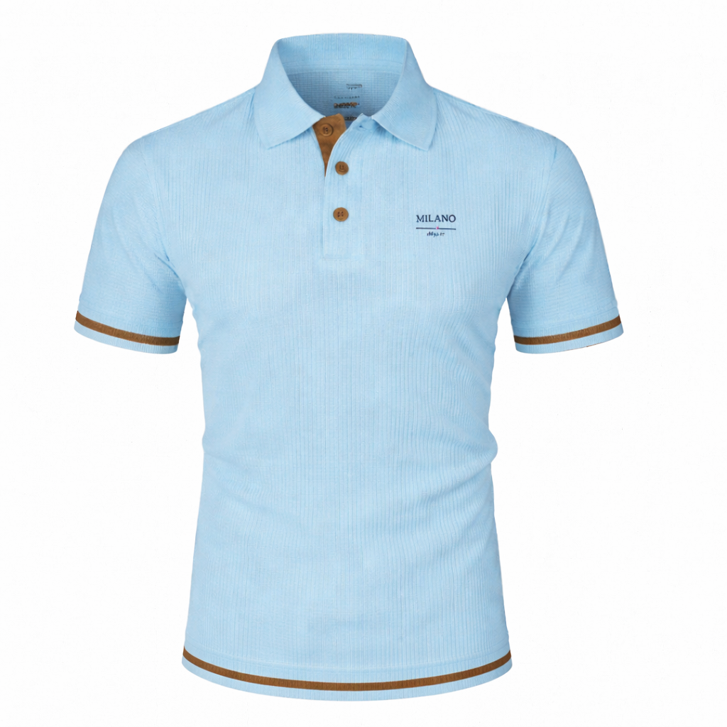 MAISON VALÉRIE | Polo jacquard pour hommes