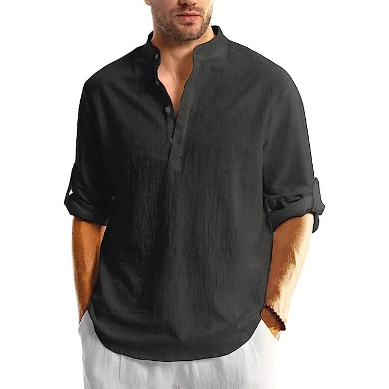MAISON VALÉRIE | Chemise d'été en lin pour homme