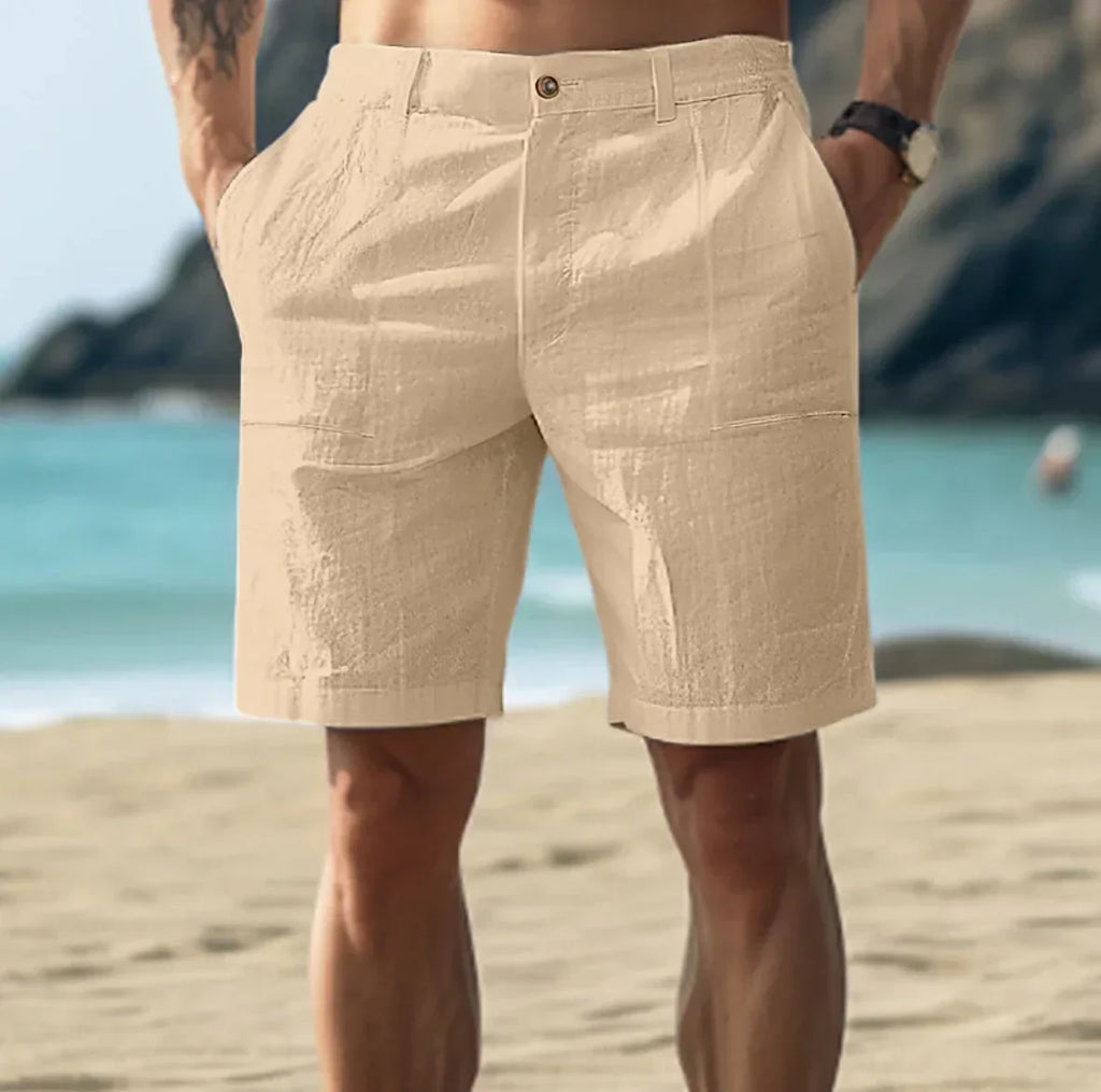 MAISON VALÉRIE | Short en lin estival pour hommes