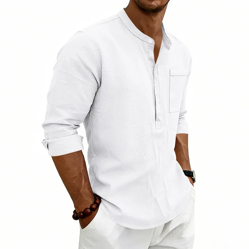 MAISON VALÉRIE | Chemise d'été classique pour hommes