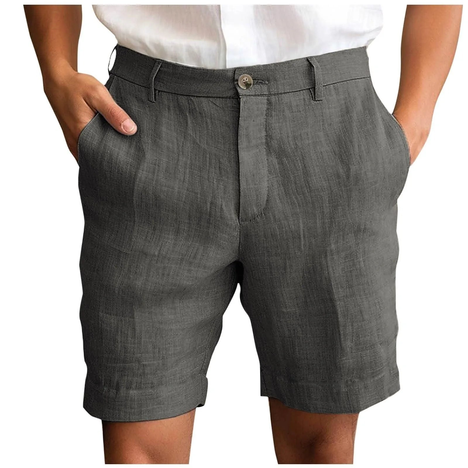 MAISON VALÉRIE | Short en lin pour hommes