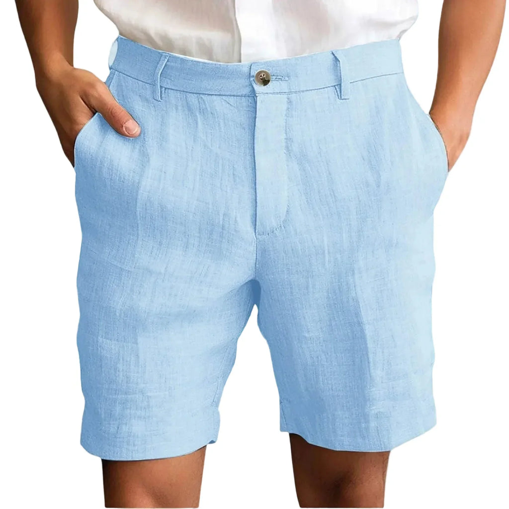 MAISON VALÉRIE | Short en lin pour hommes