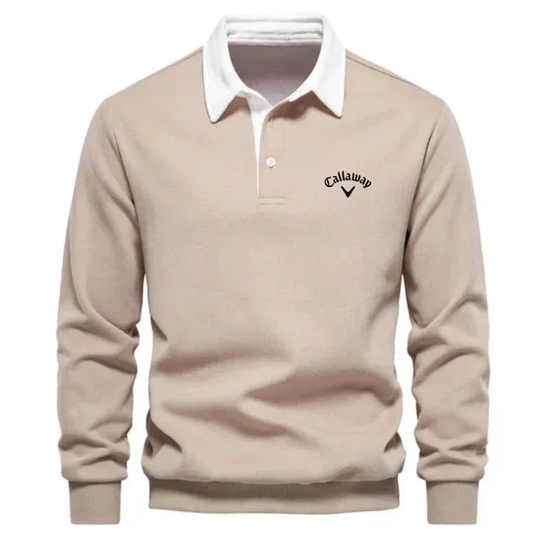 Pull polo avec des contrastes raffinés