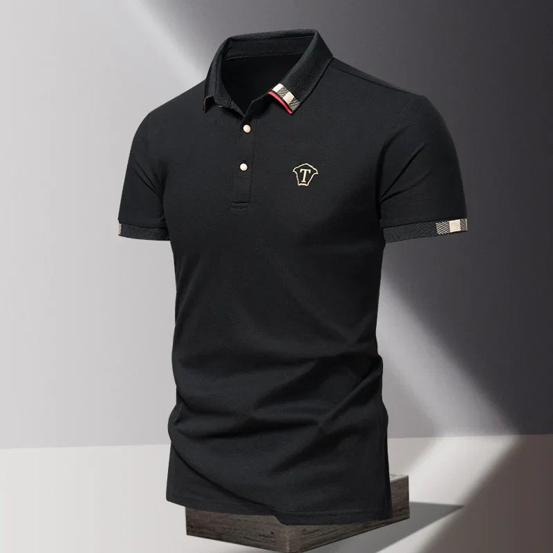 MAISON VALÉRIE | Polo à zip pour hommes