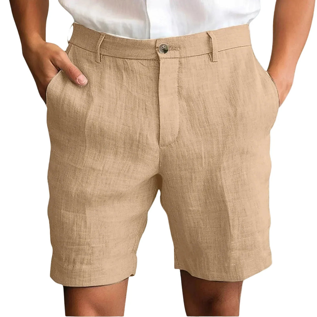 MAISON VALÉRIE | Short en lin pour hommes
