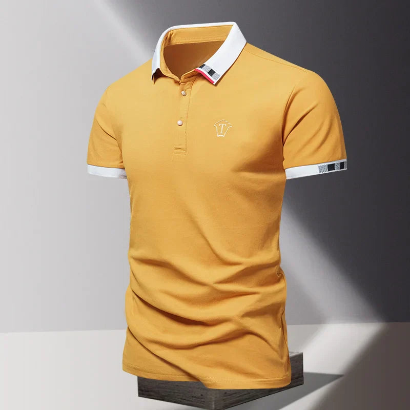 MAISON VALÉRIE | Polo à zip pour hommes