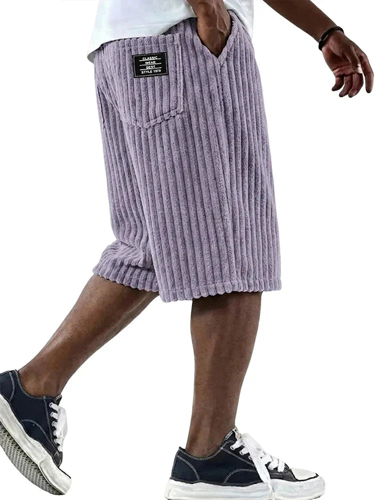 MAISON VALÉRIE | Shorts texturés pour hommes