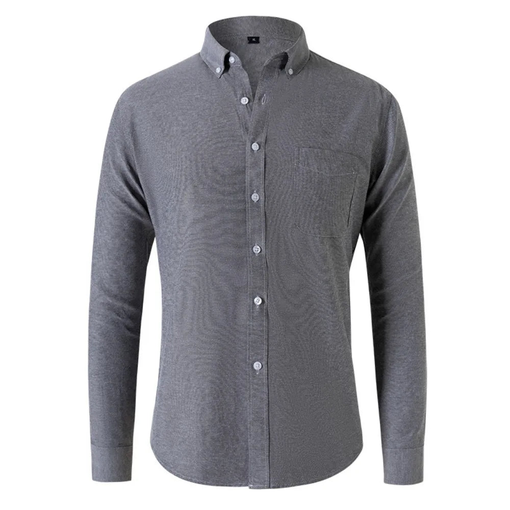 MAISON VALÉRIE | Chemise à manches longues coupe slim pour homme