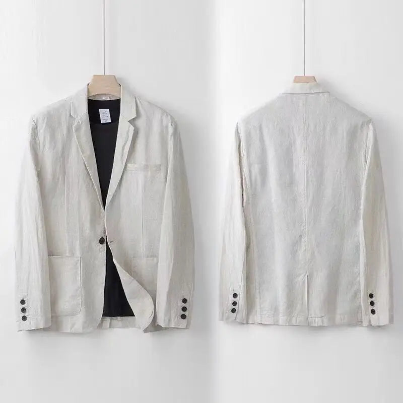 MAISON VALÉRIE | Ensemble costume en lin pour homme