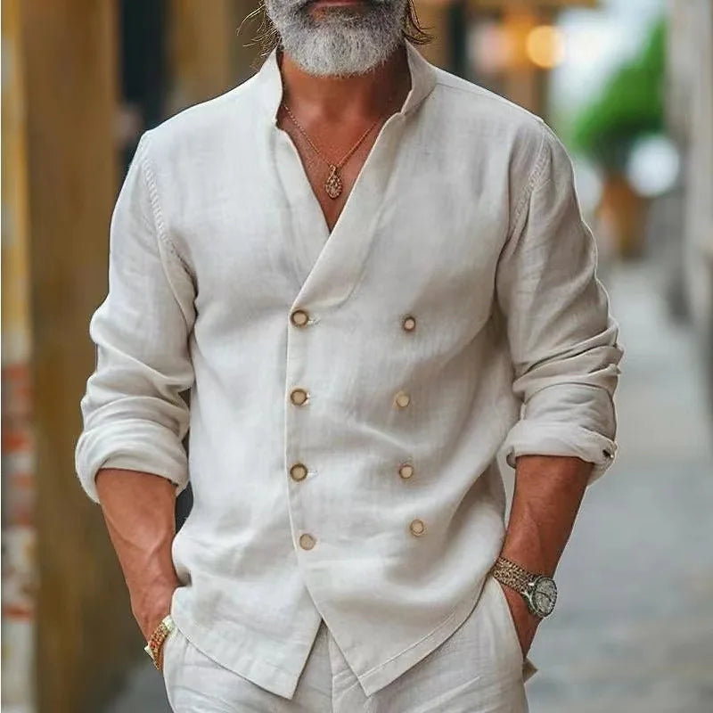 MAISON VALÉRIE | Chemise d'été en coton pour hommes