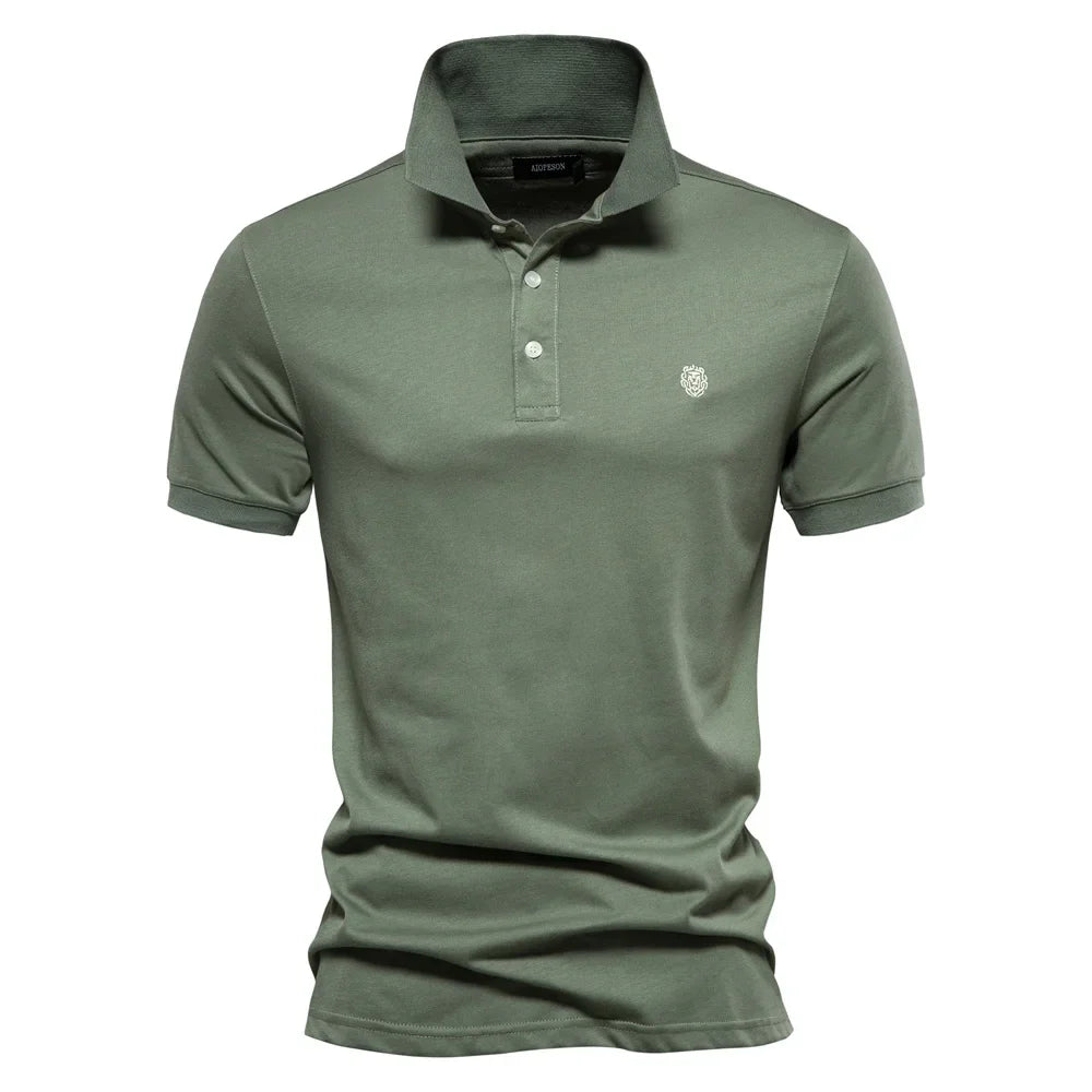 MAISON VALÉRIE | Polo formal brodé pour homme