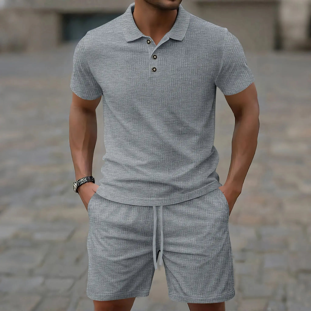 MAISON VALÉRIE | Ensemble polo d'été pour hommes