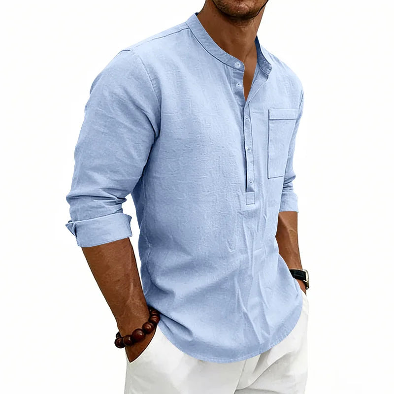 MAISON VALÉRIE | Chemise d'été classique pour hommes